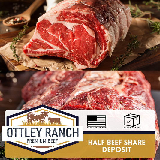 Half Beef Share Deposit - 200lbs of Beef